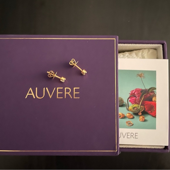 AUVERE TACK STUD EARRINGS - Picture 8 of 11